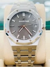 Audemars Piguet — Audemars Piguet Royal Oak 41mm Gray 15500ST.OO.1220ST.02 Box/papers — Watch — resale