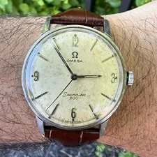 Omega — Omega Seamaster 600 “Explorer Style Dial” 1964–Caliber 600 Manual Wind Rear Desc — Watch — resale