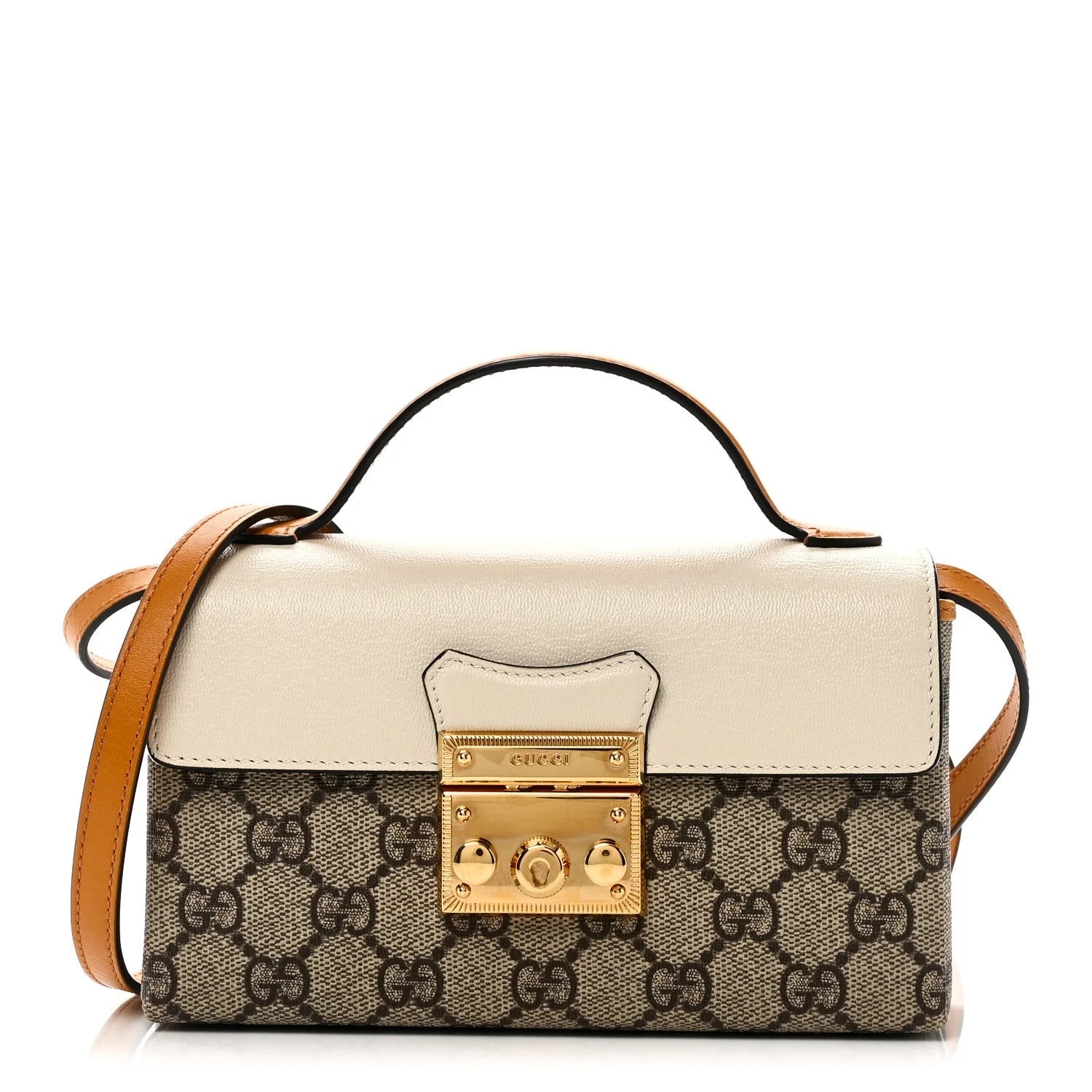 Gucci — New Sakai Mini Padlock Top Handle Mystic Sun Oil — Handbag — resale