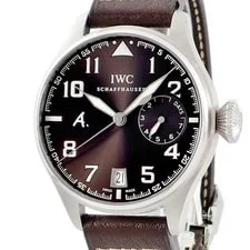 IWC — IWC Pilot IW500422 Stainless Steel 46mm Brown Dial Automatic #HDW1214 — Watch — resale