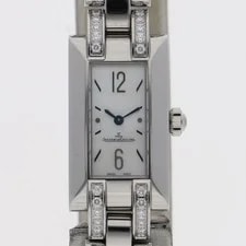Jaeger-LeCoultre — Jaeger-lecoultre 460.8.08 Ideal Rug Diamond White Shell SS/leather QZ — Watch — resale