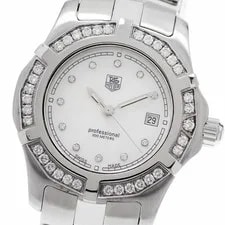 Tag Heuer — TAG Heuer WN131J 0 2000 Date 11P Diamond Bezel Quartz Good Cond — Watch — resale