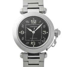 Cartier — Cartier Pasha C W31043M7 ( 2324) 35mm Stainless Steel Black #WW7694 — Watch — resale