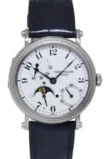 Patek Philippe — Patek Philippe 5015 Complications 18k White Gold 35mm 5015G — Watch — resale