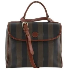 Fendi — Fendi Pecan Pattern 2Way Flap A5 — Handbag — resale