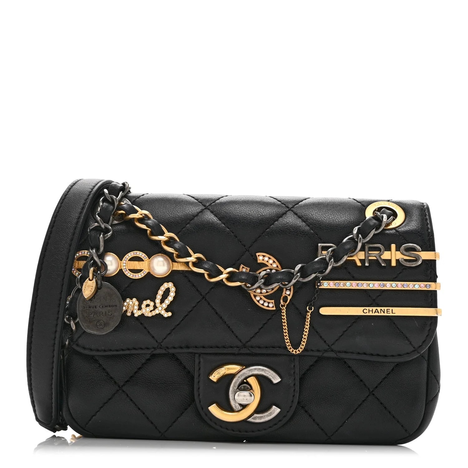 Chanel — Coco Clips Single Flap — Handbag — resale