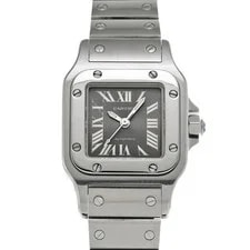 Cartier — Cartier Santos W20066D6 ( 2423) 35mm Stainless Steel Gray #WW7988 — Watch — resale