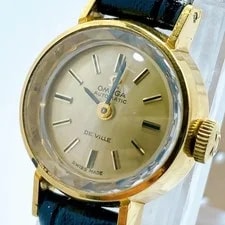 Omega — Omega de Ville Cut Glass Automatic Gold — Watch — resale
