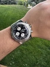 Breitling — Breitling Avenger Black - A13380. Original Box, Papers, and 3 Straps — Watch — resale