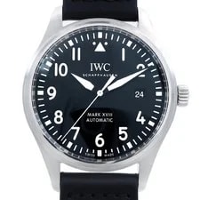 IWC — IWC Pilot Mark Xviii IW327001 Date Black Stainless Steel Automatic — Watch — resale