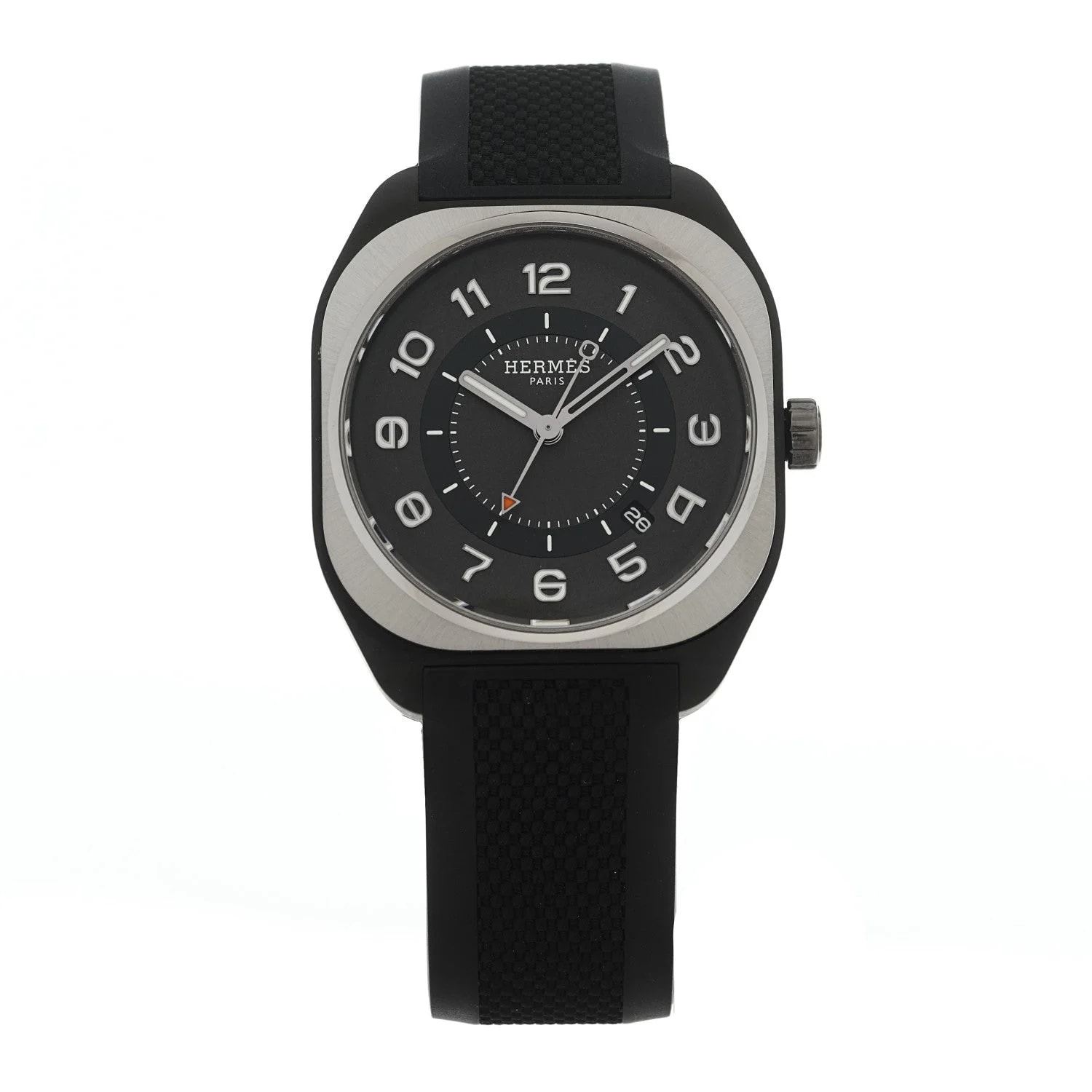Hermès — DLC Coated Titanium Rubber 39mm H08 Automatic Noir — Watch — resale