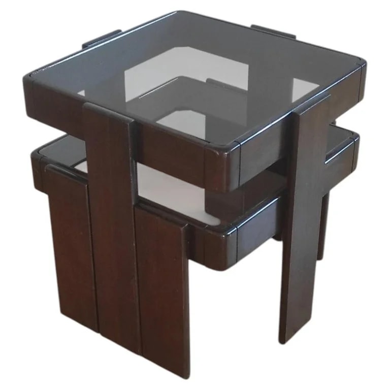 Gianfranco Frattini — Set of Two Gianfranco Frattini Nesting 1970s — Furniture — resale