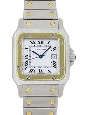 Cartier — Cartier Santos Galbee LM 81036283 Automatic 40mm White — Watch — resale