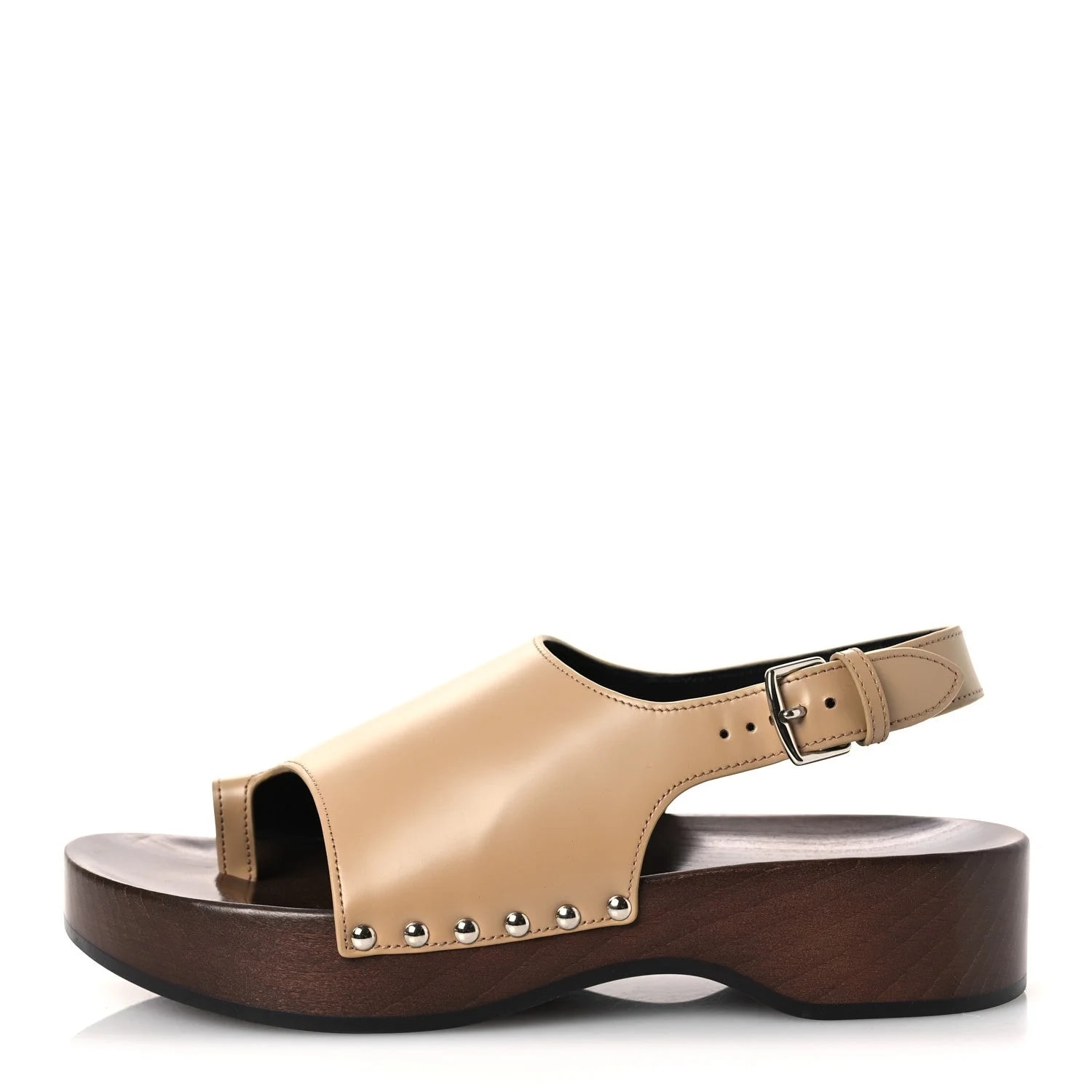Hermès — Glazed Klay Clog 40 Naturel — Designer Shoe — resale