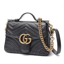 Gucci — Gucci GG Marmont Mini Top Handle Chain 547260 645641 — Handbag — resale