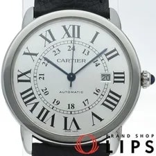 Cartier — Cartier Ronde Solo de 42mm WSRN0022 SS Leather S White F — Watch — resale