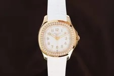 Patek Philippe — Patek Philippe Aquanaut Luce Quartz White 5269/200R-001 Diamond Rose Gold — Watch — resale