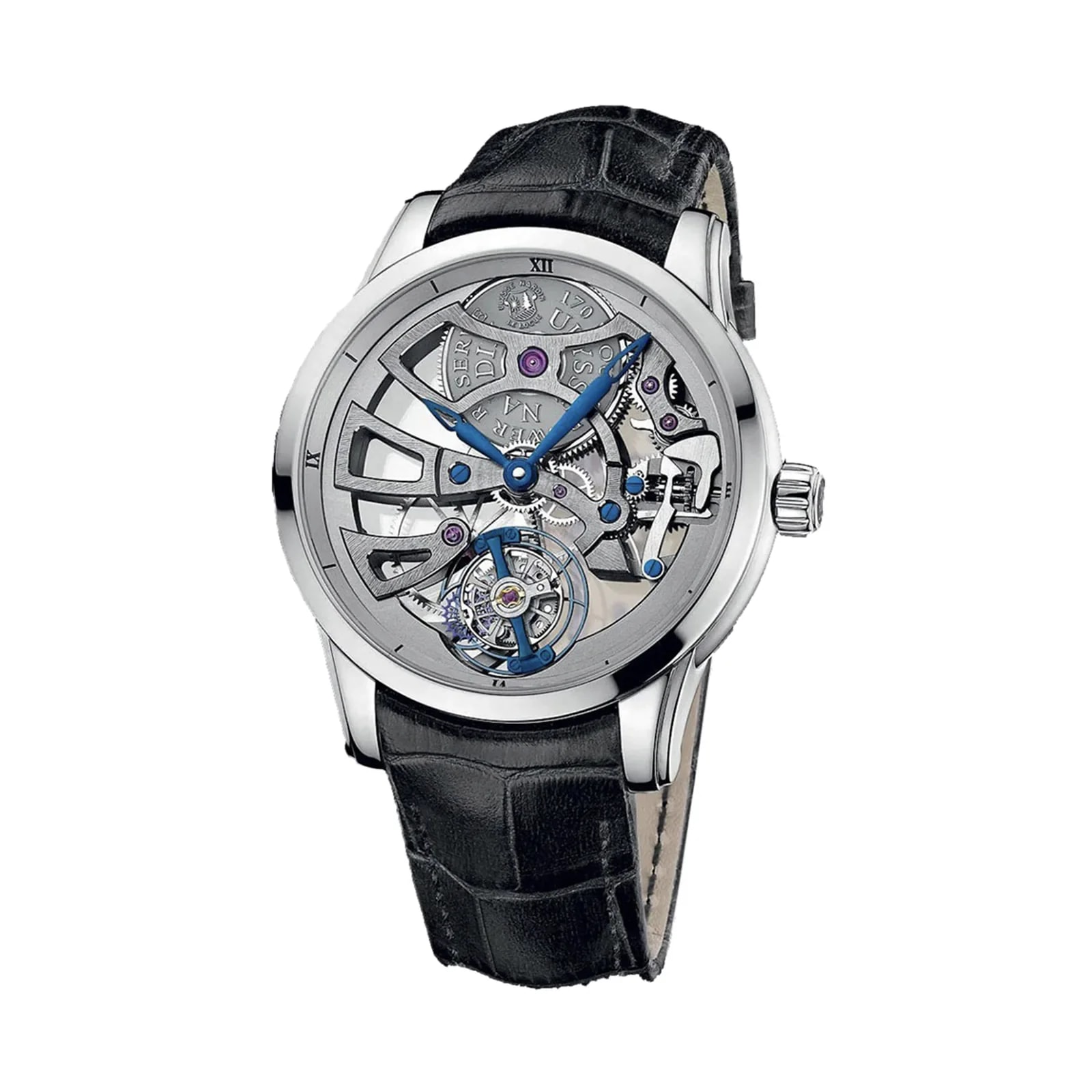 Worldofluxuryus — Ulysse Nardin Classico Skeleton Tourbillon 18K White Gold — Watch — resale