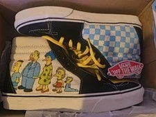 Vans β Vans Sk8-Hi the Simpsons Family Portrait Hi-Top Shoes βS 11 New in Box β Sneaker β resale