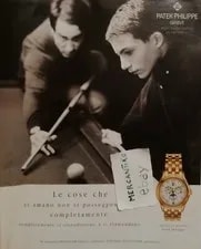 Patek Philippe — Patek Philippe "SI Tramanda" 2001 Advertising Italy Clipping — Watch — resale