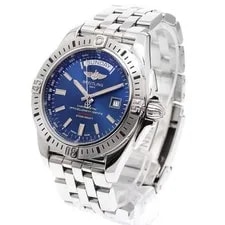 Breitling — Breitling Galactic 44 A45320 44mm SS Blue Dial Automatic Day-Date #C185 — Watch — resale
