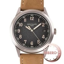 Patek Philippe — Patek Philippe Calatrava 5226G-001 K18WG With Box Carf Belt — Watch — resale
