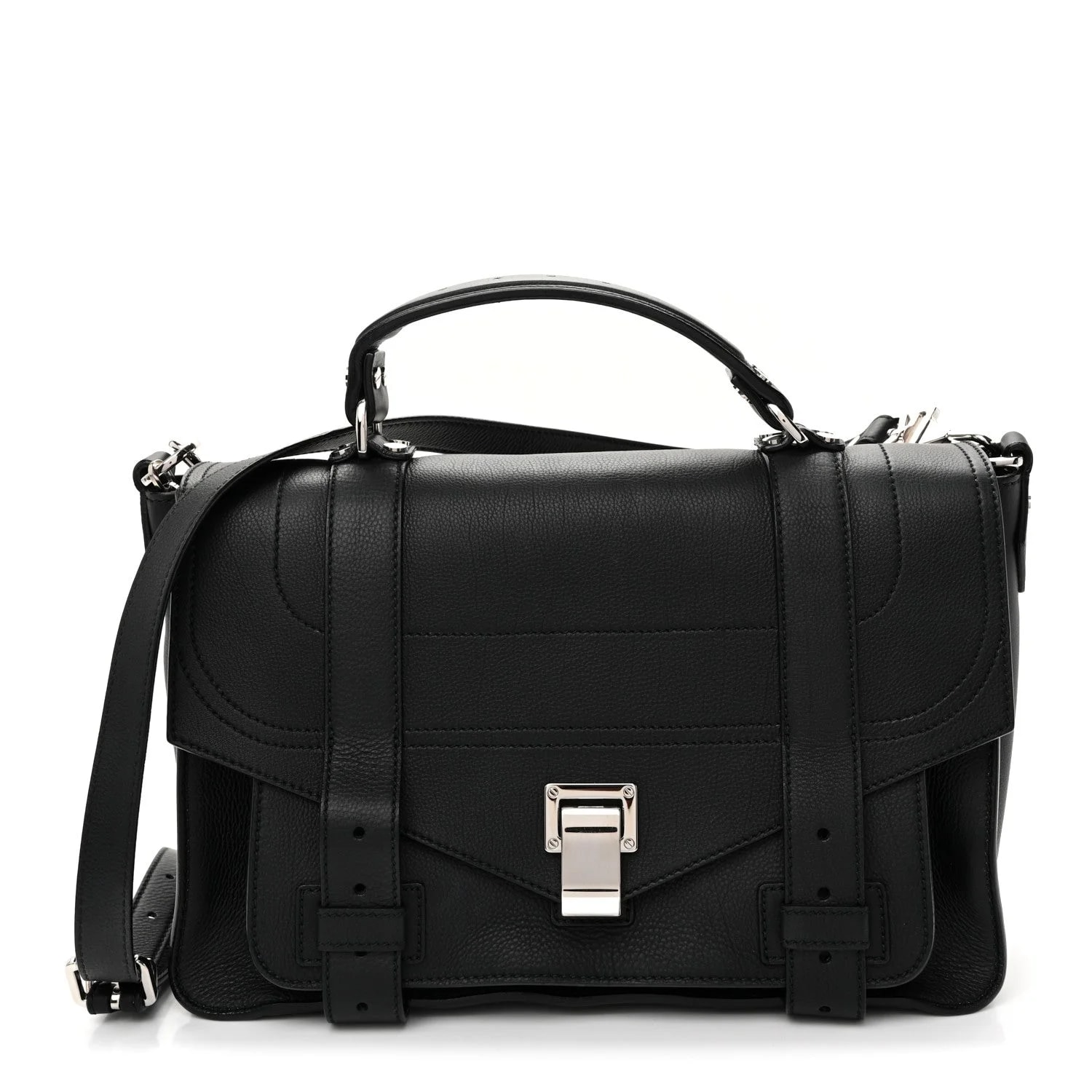 Proenza Schouler — Soft Grainy Medium PS1 Satchel — Handbag — resale