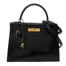Hermès — Hermes Kelly 28 Porosus Dust #OK086 — Handbag — resale
