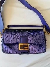 Fendi — Fendi Sequin Baguette Medium — Handbag — resale
