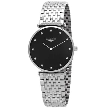 Longines — La Grande Classique de Longines Quartz Diamond Black Dial L4.866.4.58.6 — Watch — resale