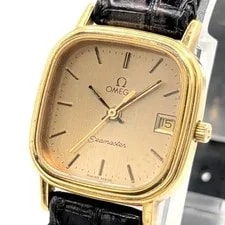 Omega — Omega Seamaster Quartz Square Gold — Watch — resale