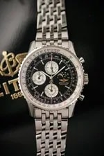 Breitling — Breitling Navitimer Montbrillant Olympus, Ref. A19340, Cal. B19 Automatic, Black — Watch — resale