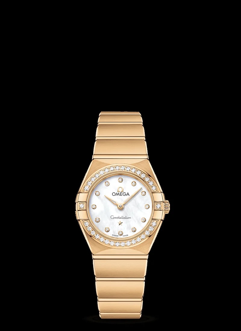 Worldofluxuryus — Omega Constellation Quartz 18K Yellow Gold & Diamonds Lady’s — Watch — resale