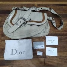 Dior — Christian Dior Gaucho Saddle Genuine From Japan — Handbag — resale