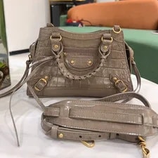 Balenciaga — Balenciaga Medium Croco- Neo Classic City Top Handle — Handbag — resale