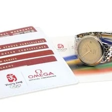 Omega — Omega DE Ville 413.20.37.20.58.001 37mm SS Gold #C3475 — Watch — resale