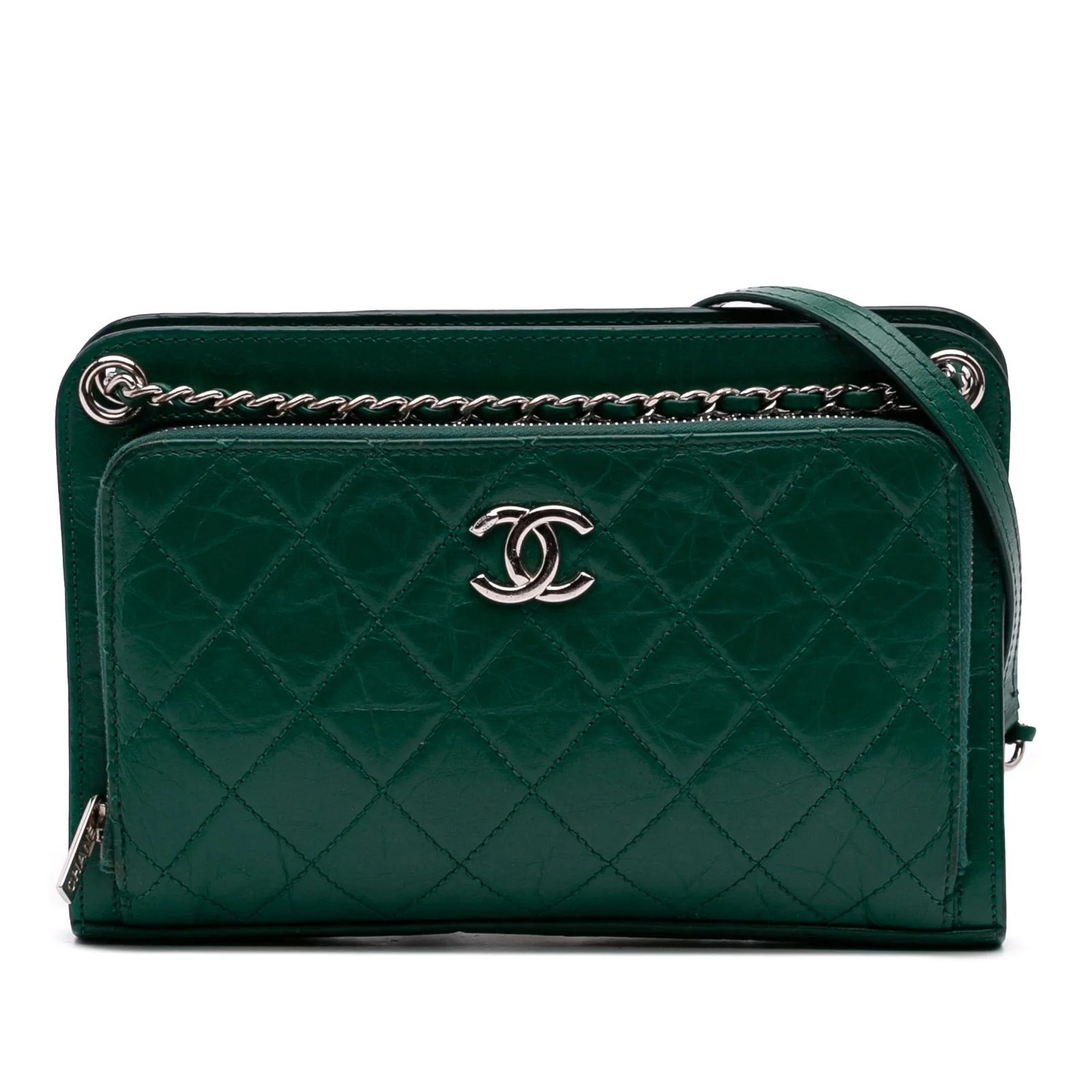 Chanel — CC Crinkled Front Pocket Crossbody — Handbag — resale