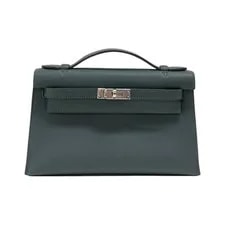 Hermès — Hermes Kelly Pochette K Stamp Veil Mangrove Hardware #OK146 — Handbag — resale