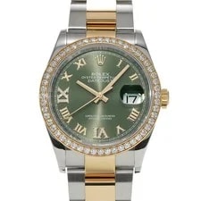 Rolex — Rolex Datejust 126283RBR 36mm Stainless Steel Green #WW505 — Watch — resale