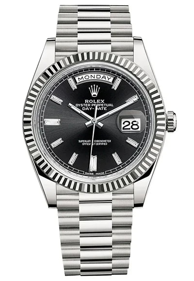 Worldofluxuryus — Rolex Day-Date 18K White Gold — Watch — resale