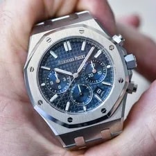 Audemars Piguet — 2023 Audemars Piguet Royal Oak Chronograph Blue Dial 26715ST.OO.1356ST.01 — Watch — resale
