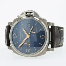 Panerai — Panerai Luminor Due 45mm Blue Dial Titanium GMT Power Reserve PAM00964 — Watch — resale