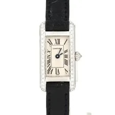 Cartier — Authentic Cartier Tank Française SM PG W500264H Pg/rg Quartz #230-000-439-1875 — Watch — resale