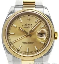 Rolex — Rolex Datejust 116203 Automatic 36mm Box Champagne Stainless Steel — Watch — resale