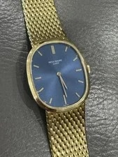 Patek Philippe — Patek Philippe Golden Ellipse Blue Sigma Dial 18k Yellow Gold 1971 Model 3548 — Watch — resale