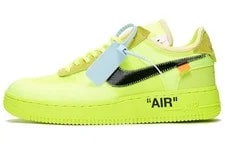Off-White — Air Force 1 Low X Off-white Volt 2018 - AO4606-700 — Sneaker — resale