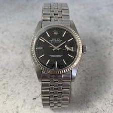 Rolex — 1974 Rolex Datejust Oyster Perpetual 1601 Fluted Bezel — Watch — resale