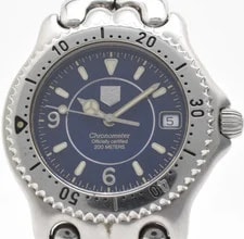 Tag Heuer — TAG Heuer S/el WG5114-P0 Chronometer Blue Dial AT Japan — Watch — resale