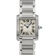Cartier — Cartier Tank W51008Q3 ( 2384) 18mm Stainless Steel Silver #WW7650 — Watch — resale