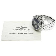 Breitling — Breitling Chronomat A13047 Automatic 39mm Papers Blue Chronograph — Watch — resale